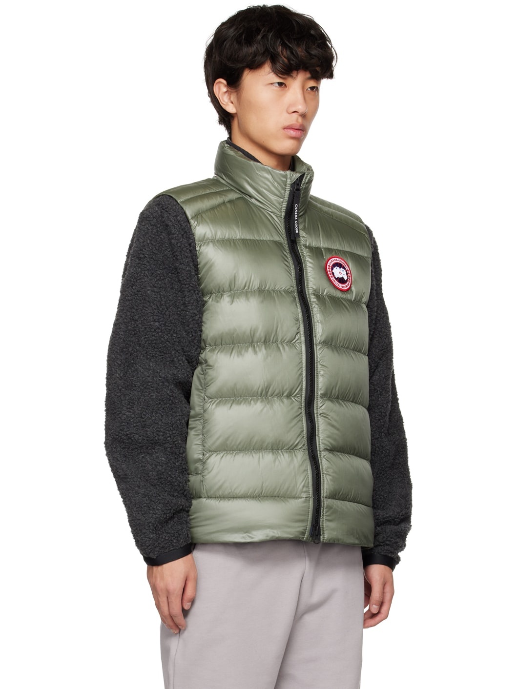 Green Crofton Down Vest - 2