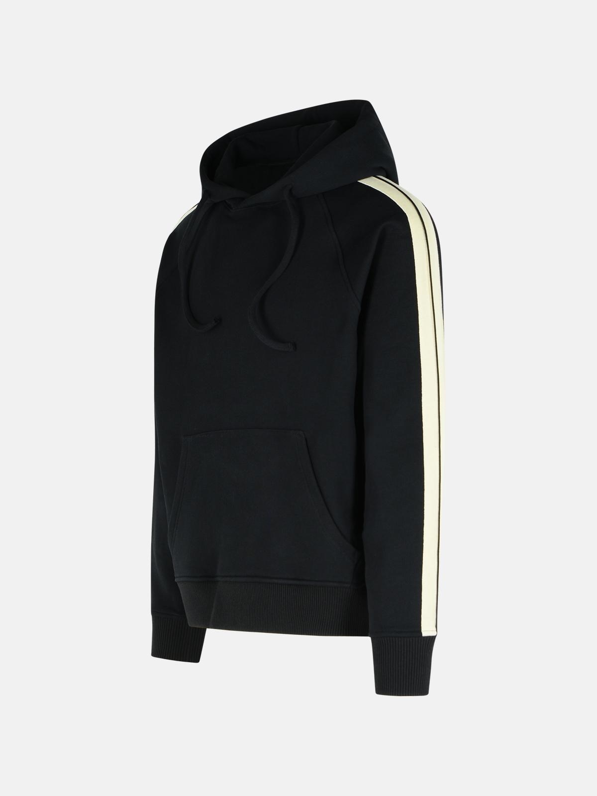 BLACK COTTON SWEATSHIRT - 2