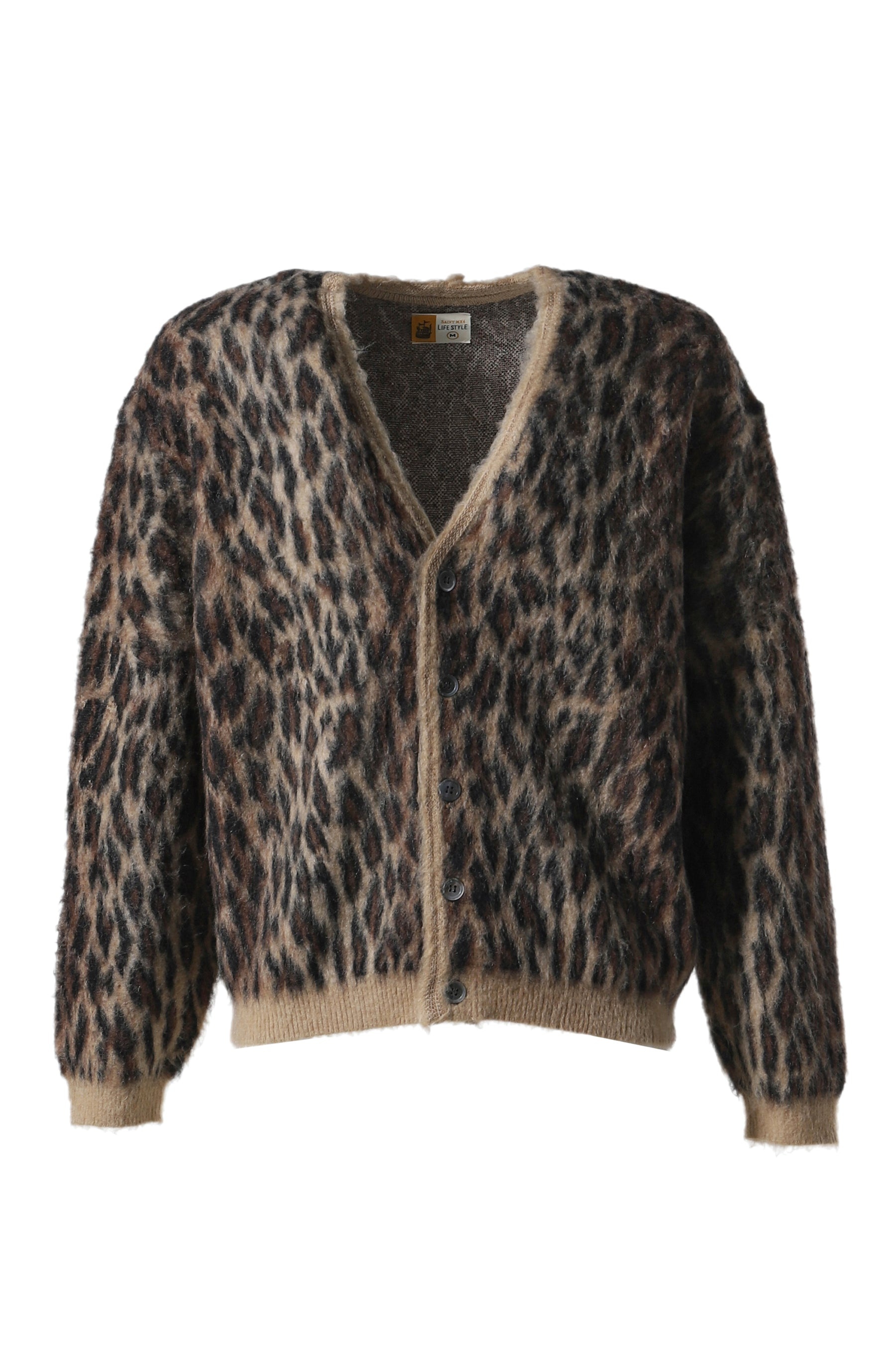 MOHAIR CARDIGAN / LEOPARD - 1