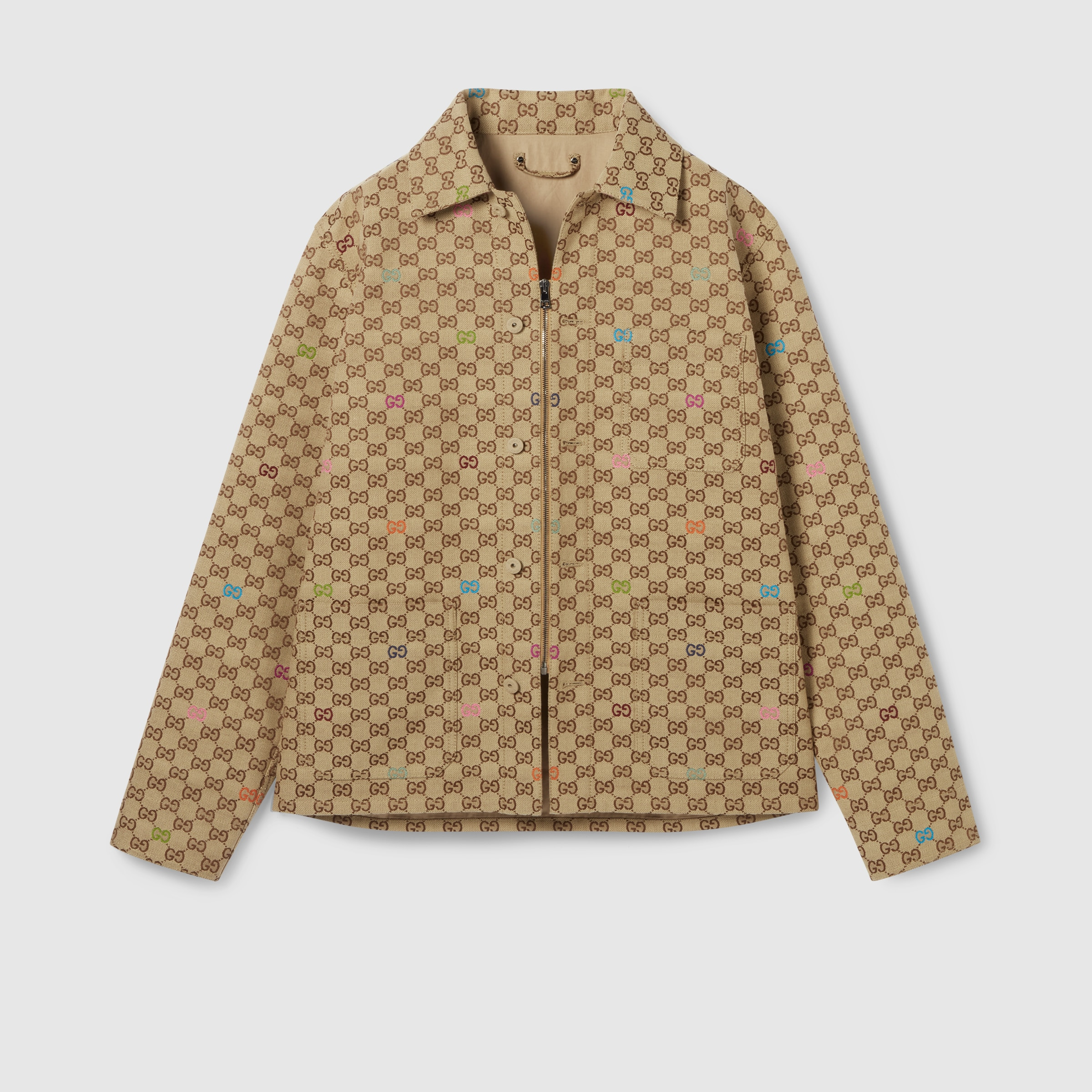 GG canvas jacket - 1