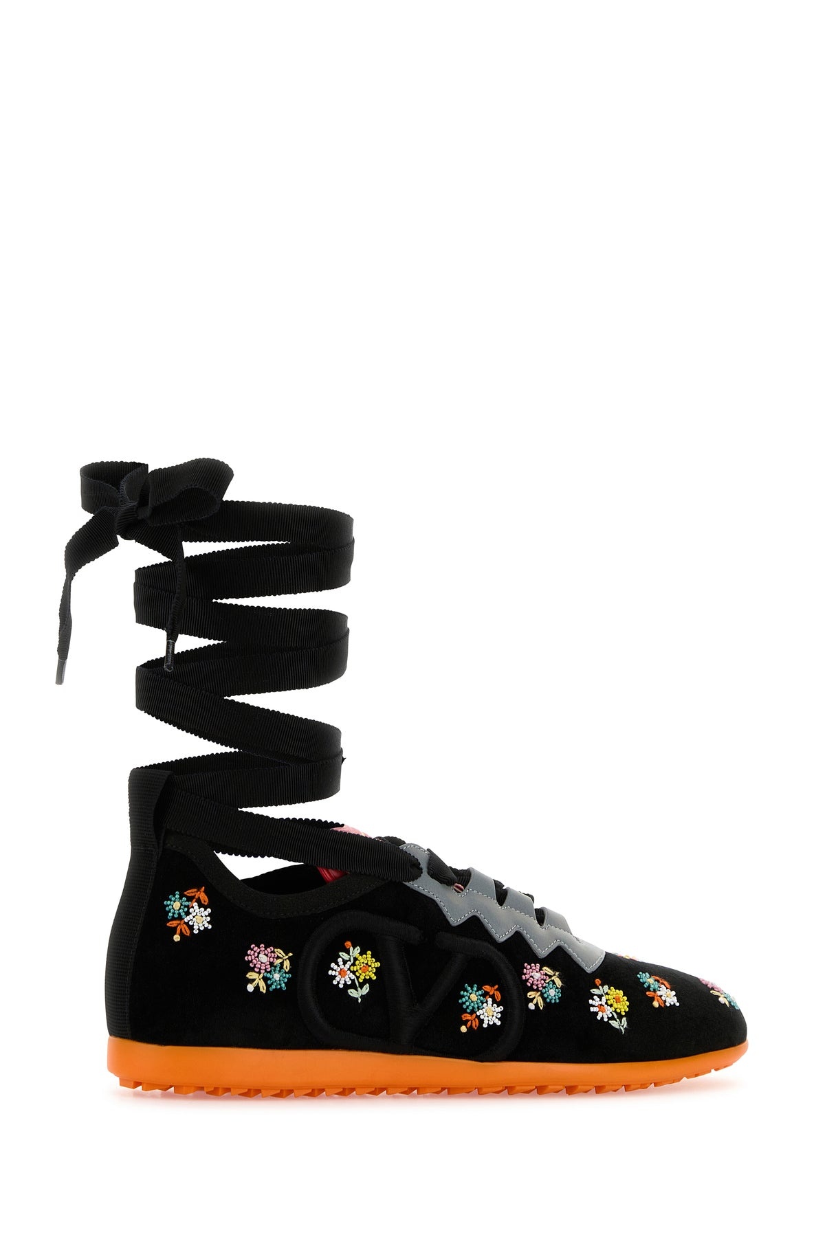 Black velvet Chromathon sneakers - 3