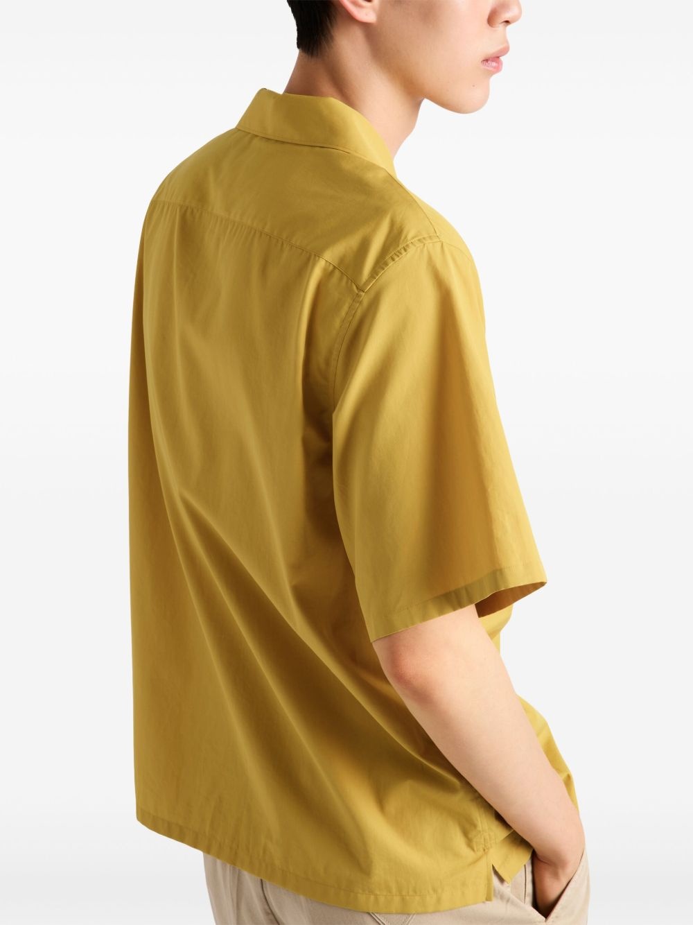 logo-patch bowling shirt - 4
