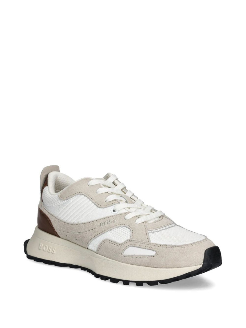 BOSS Jonah suede-panelled sneakers outlook