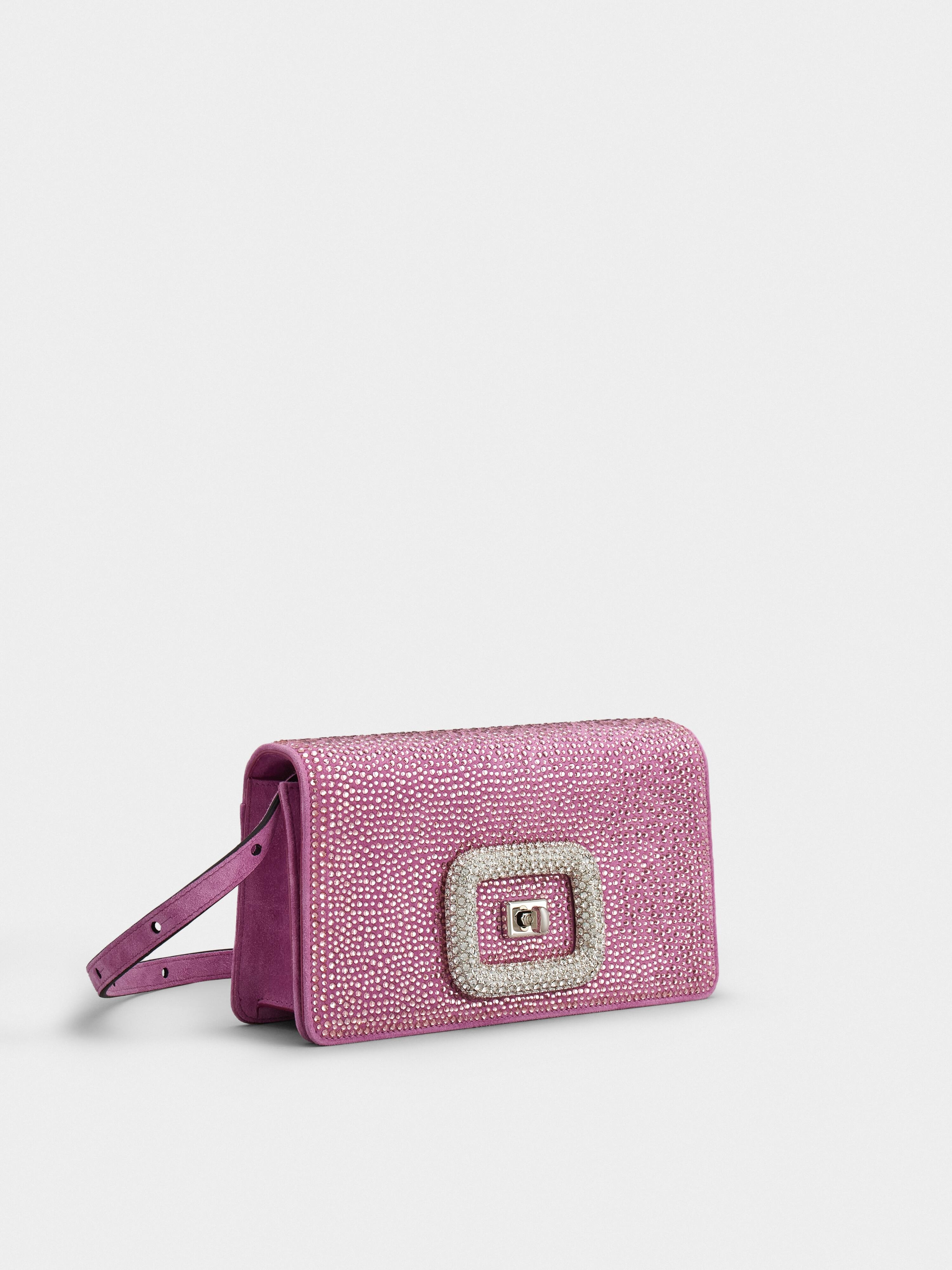 Viv' Choc Bling Bling Mini Bag in Suede - 3