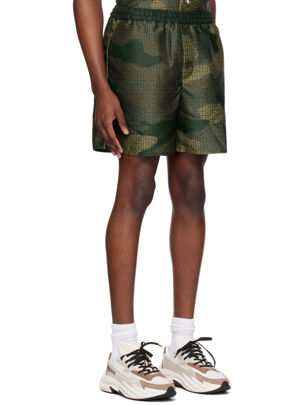 Khaki Camouflage Shorts - 2