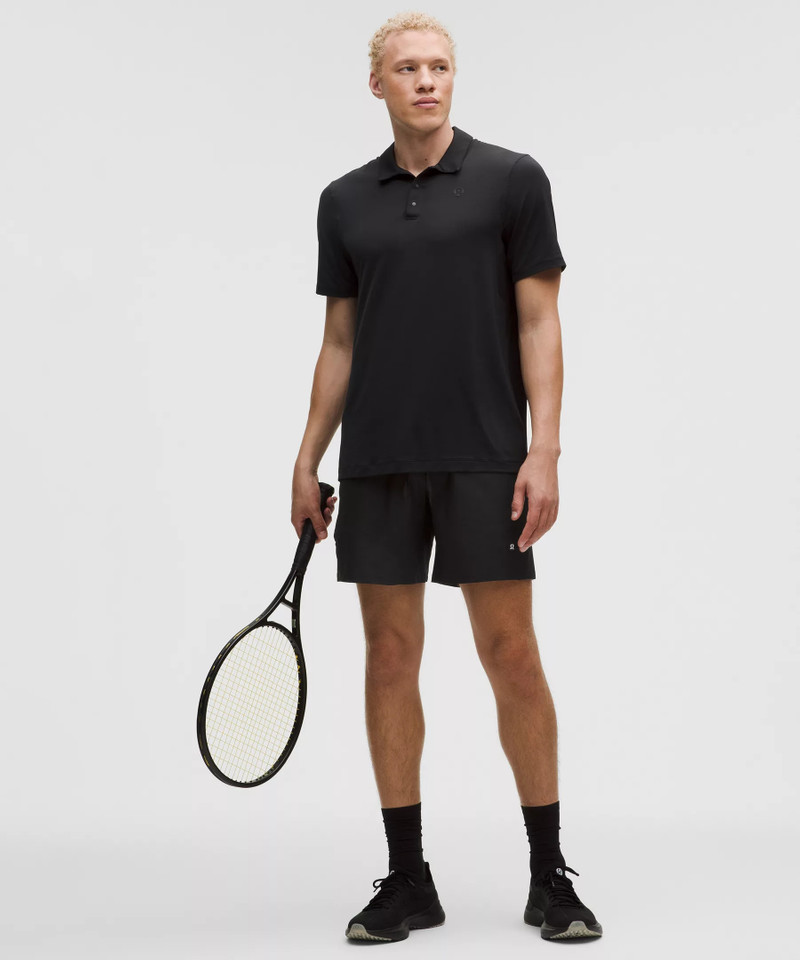 Striped Mesh Tennis Short 7" 1