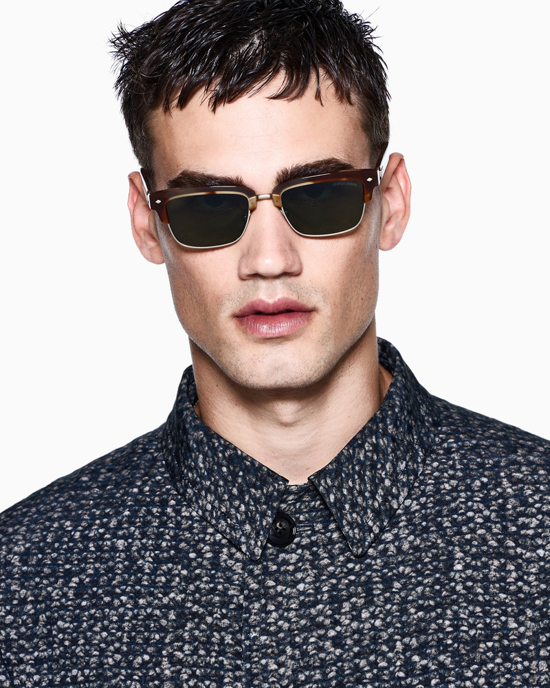 GIORGIO ARMANI RECTANGULAR SUNGLASSES outlook
