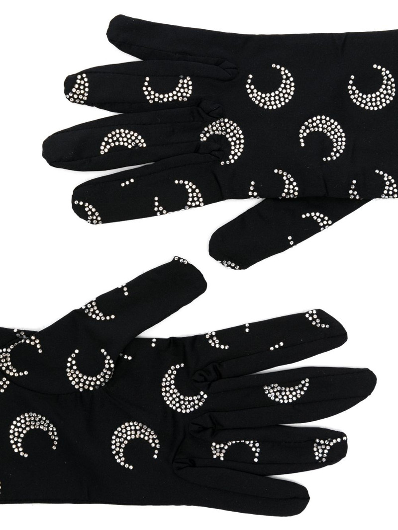 Marine Serre rhinestone-embellished gloves outlook