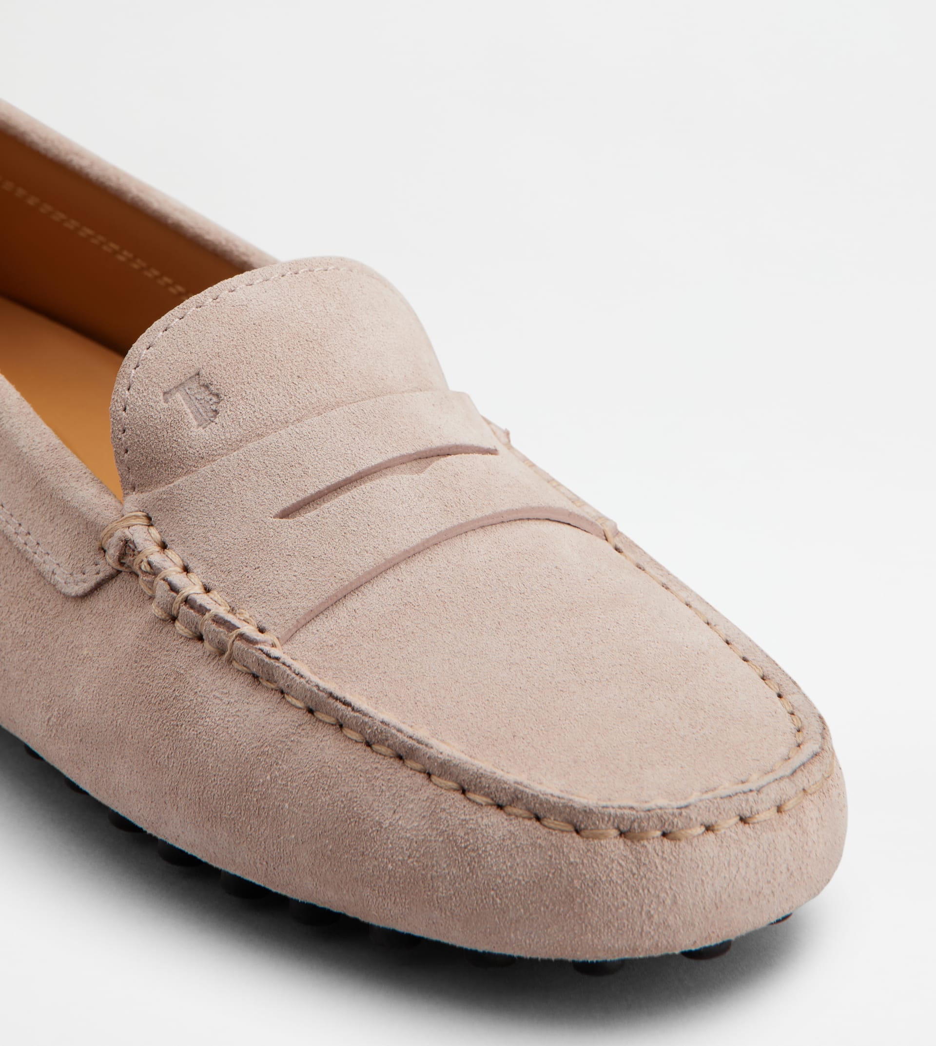 GOMMINO DRIVING SHOES IN SUEDE - PINK - 6