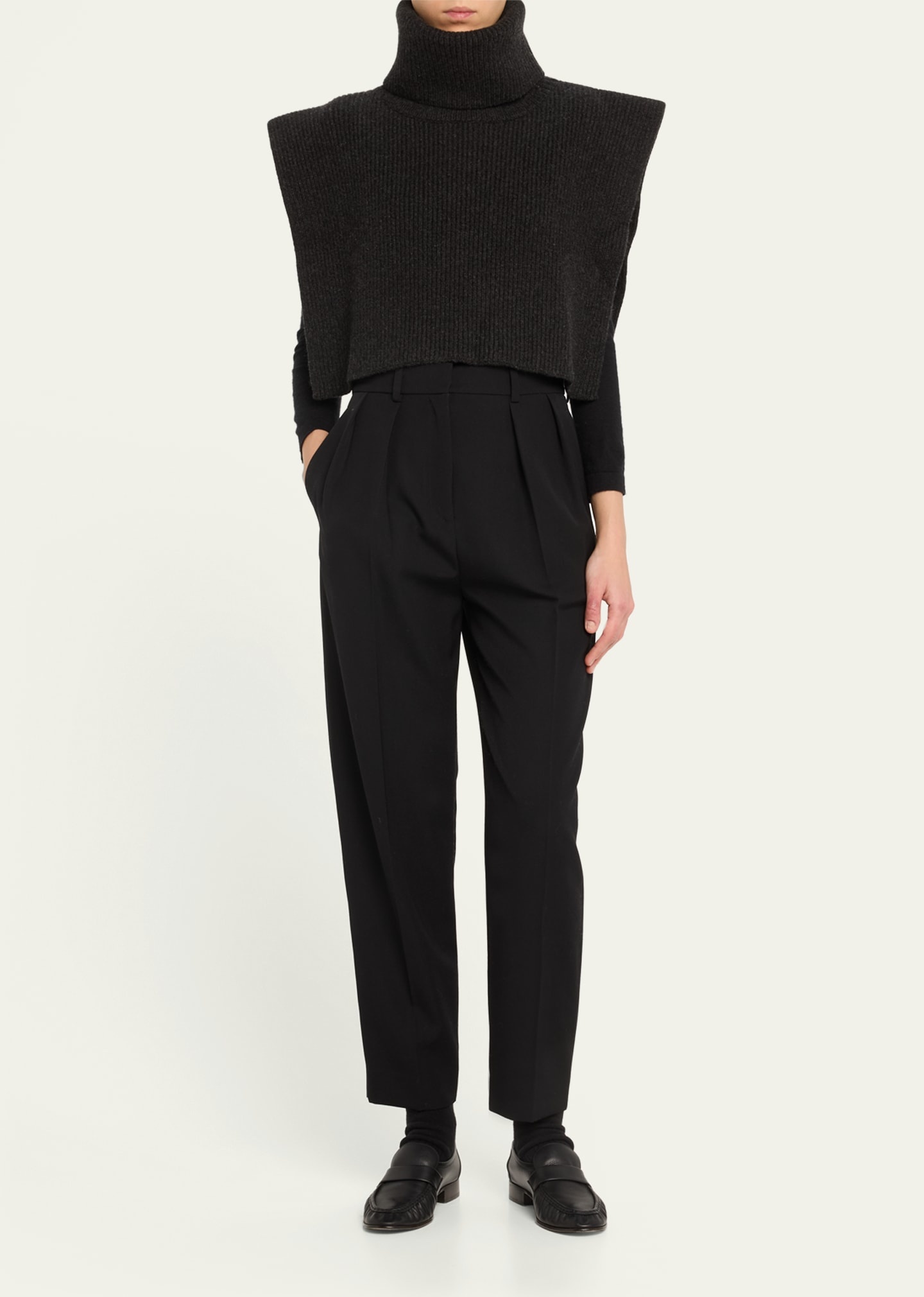 Emmit Turtleneck Scarf Cashmere Collar - 2