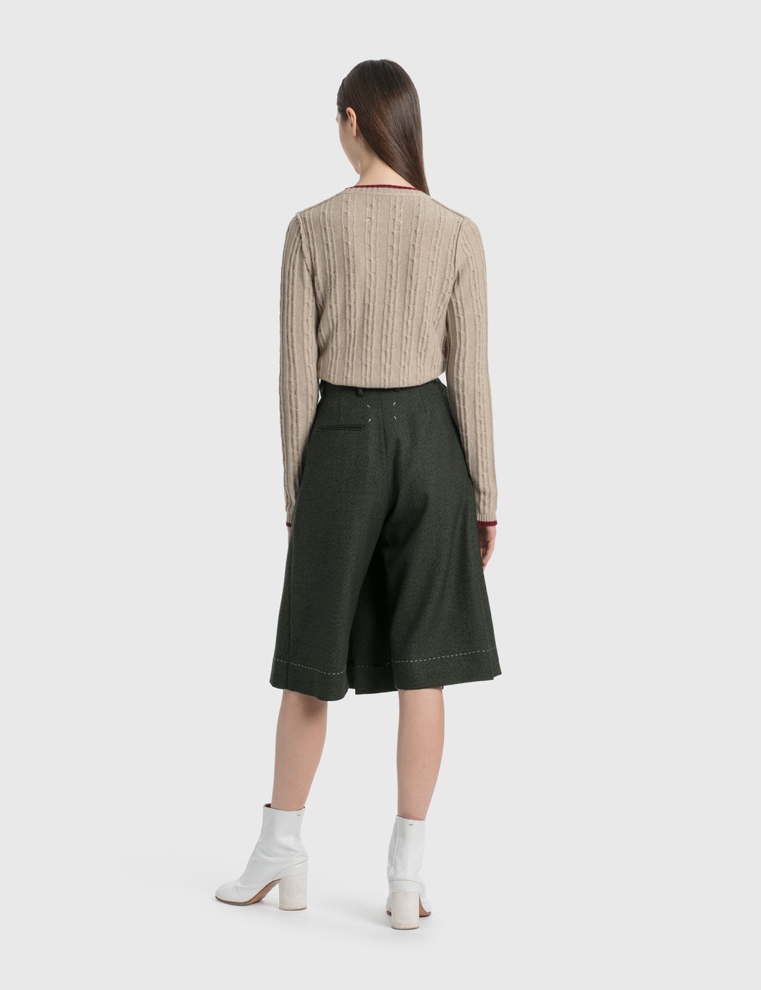 WOOL CANVAS SKORT - 2