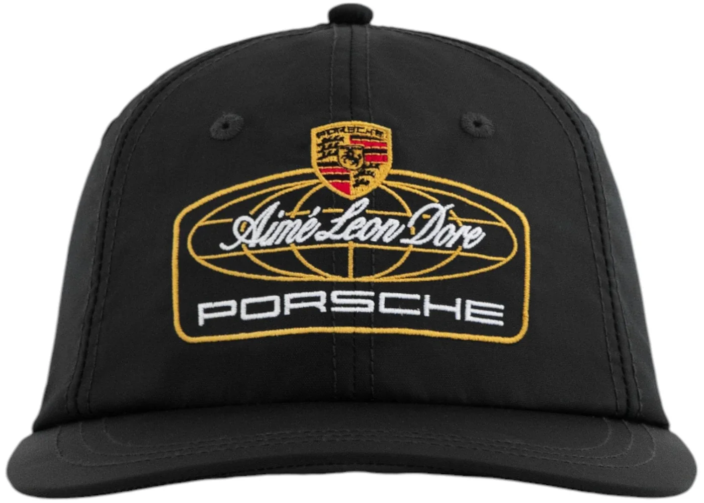 Aime Leon Dore x Porsche 993 Turbo Racing Hat Jet Black - 1