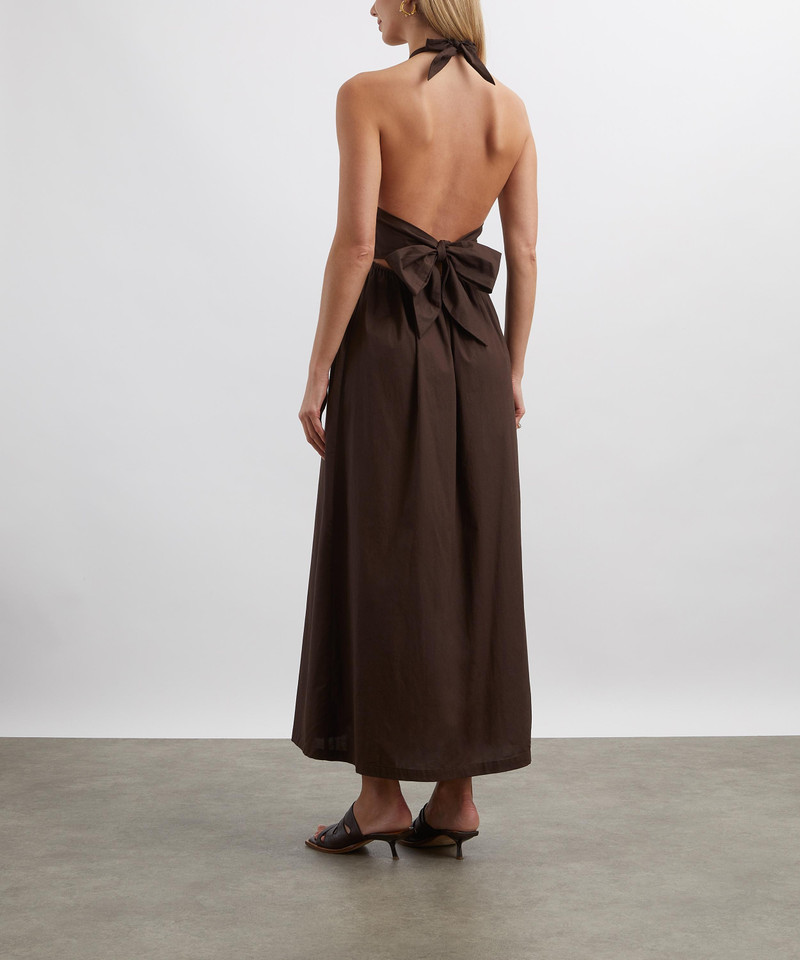 Lido Espresso Maxi Dress 4