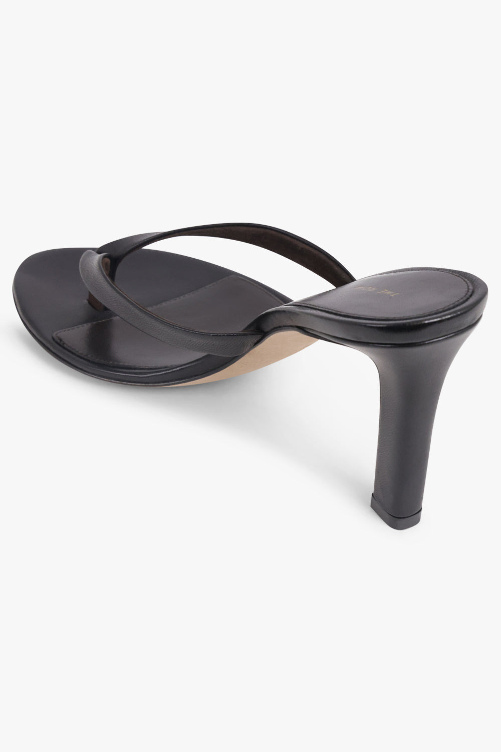 SACHA 90MM THONG HEEL | BLACK - 3
