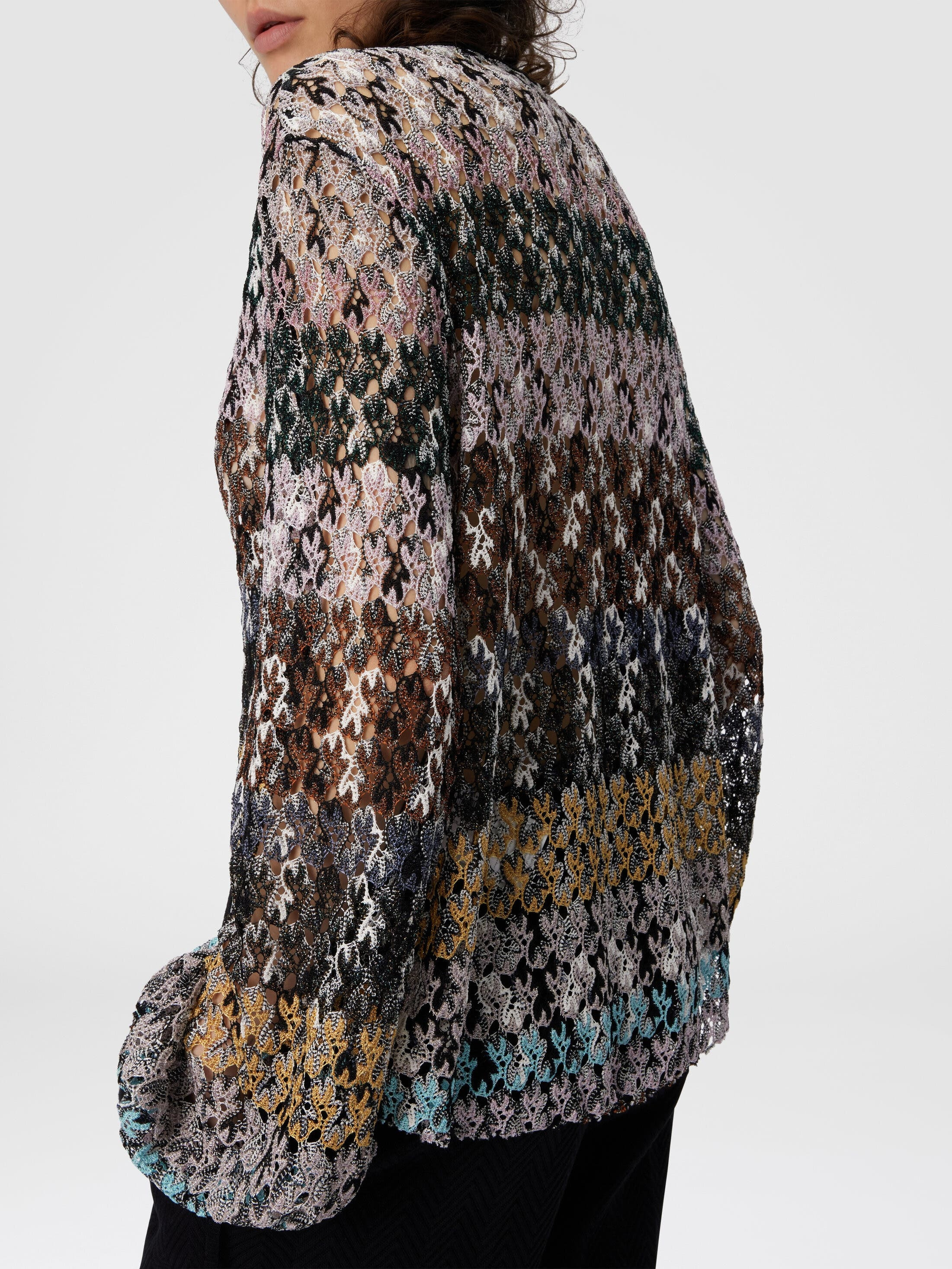 Missoni Crew Neck Blouse In Embroidered Lace in Multicoloured at Nordstrom - 4