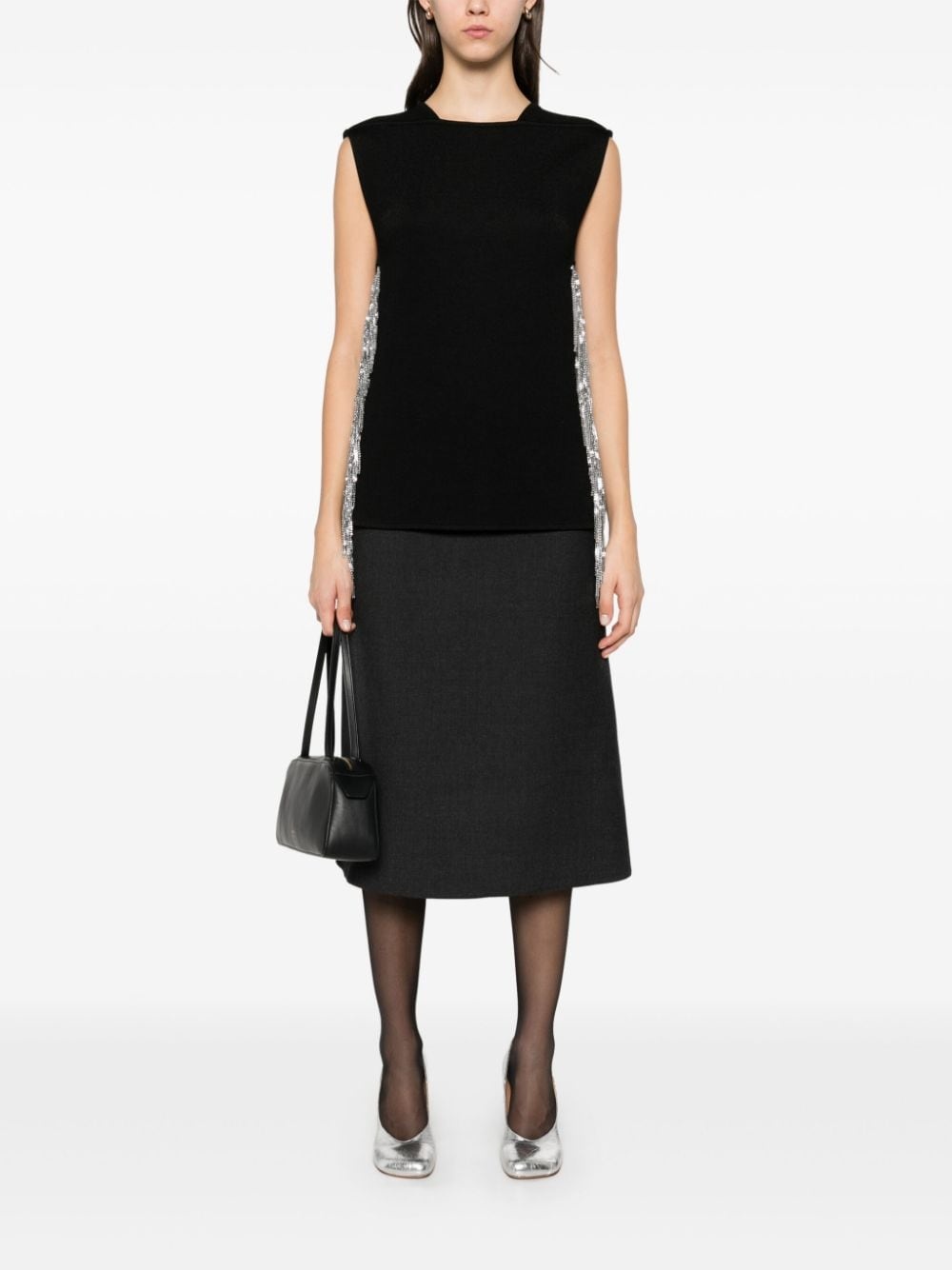 A-line midi skirt - 2