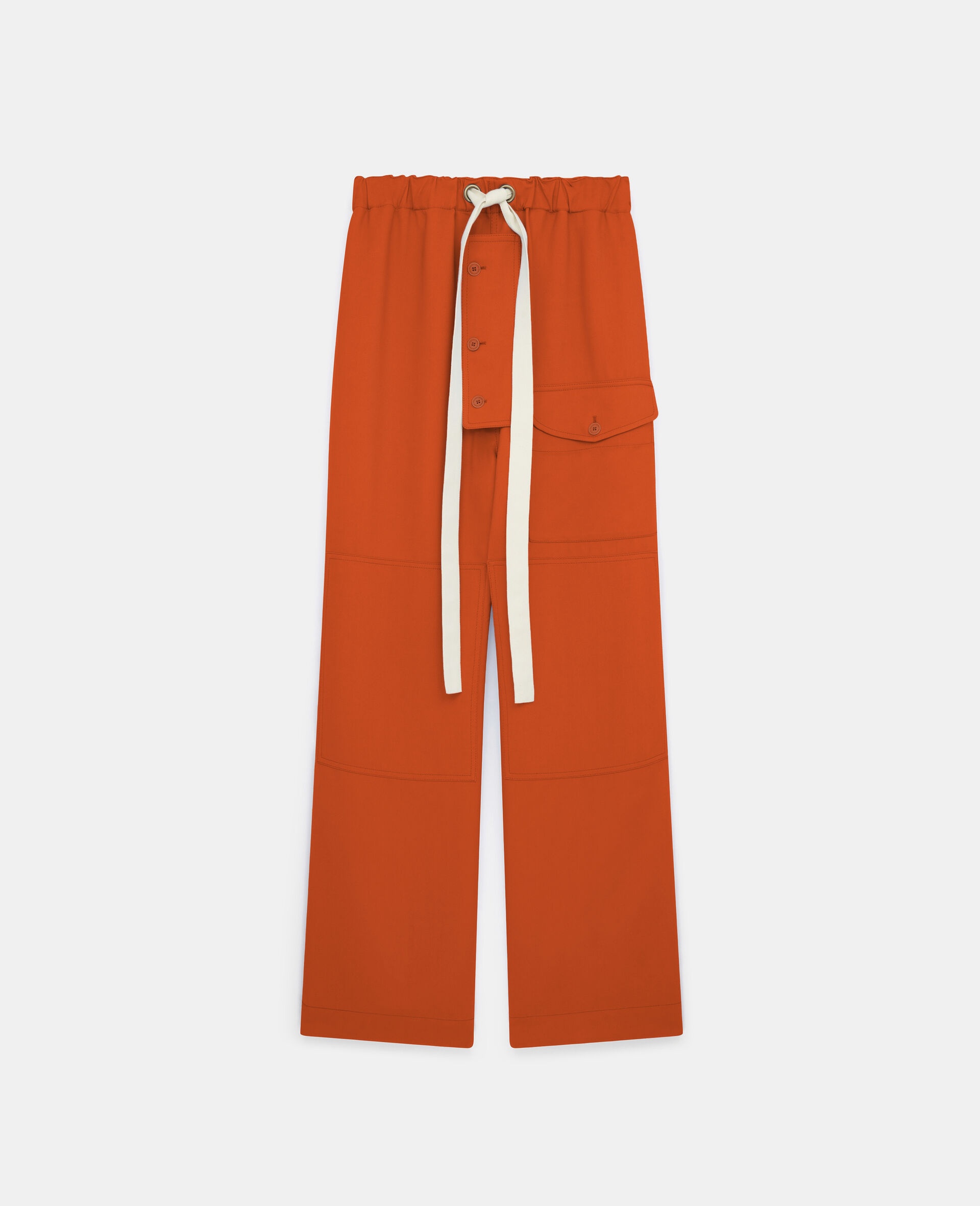 Twill Belted Cargo Pants - 1