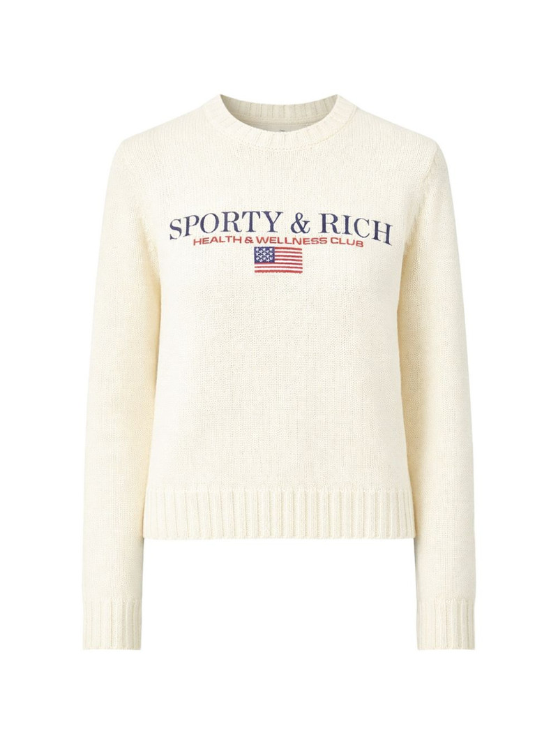 flag-detail sweater 1