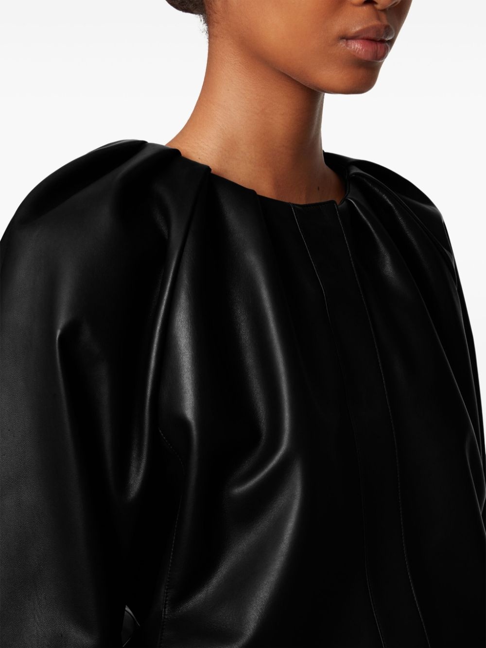leather bomber jacket - 5
