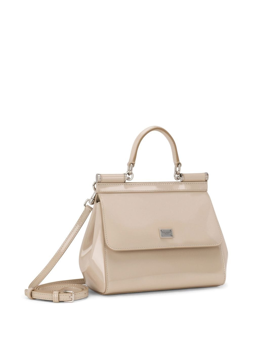 KIM DOLCE&GABBANA Sicily logo-plaque shoulder bag - 4