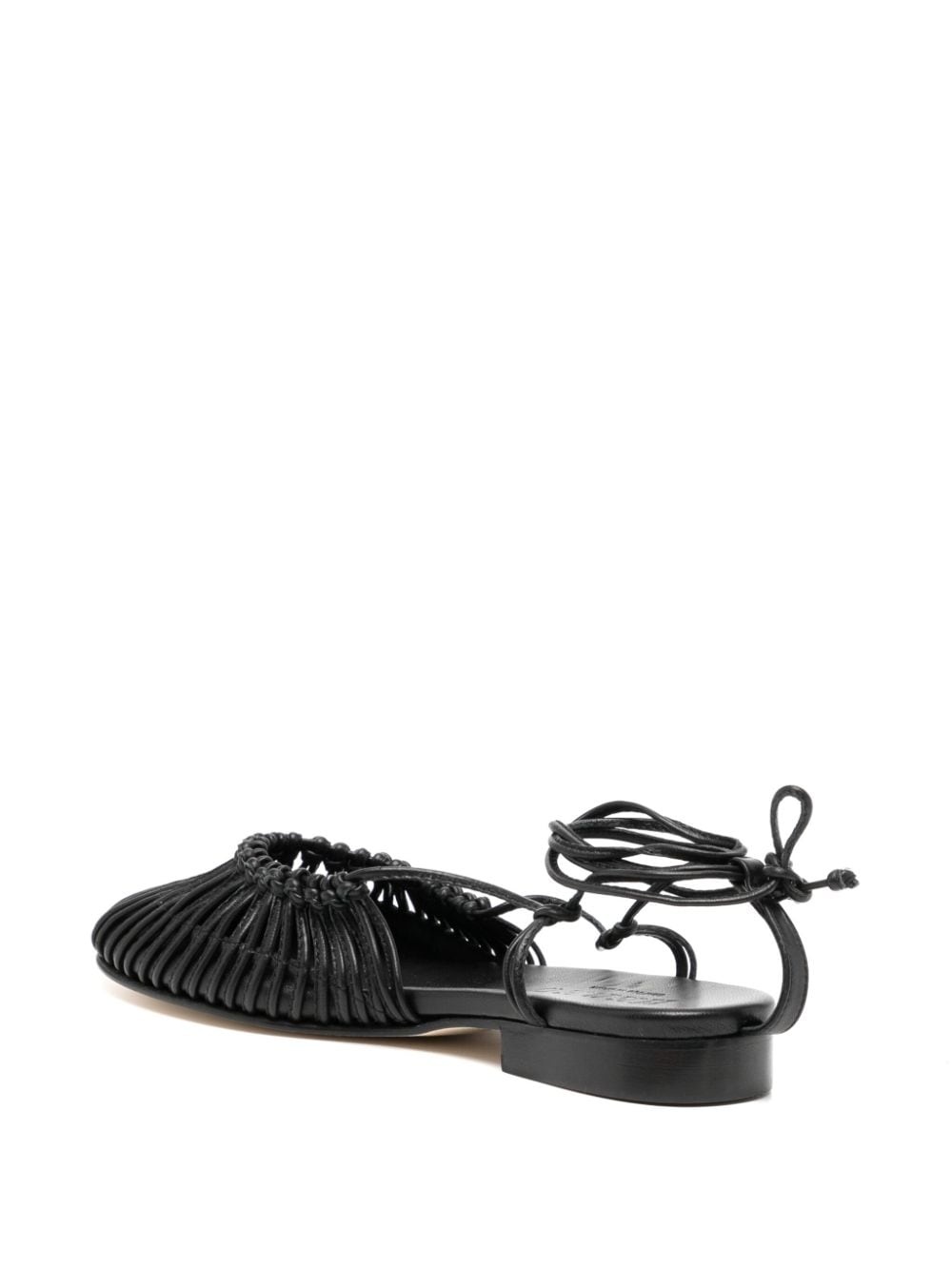 Mantera knotted leather sandals - 3