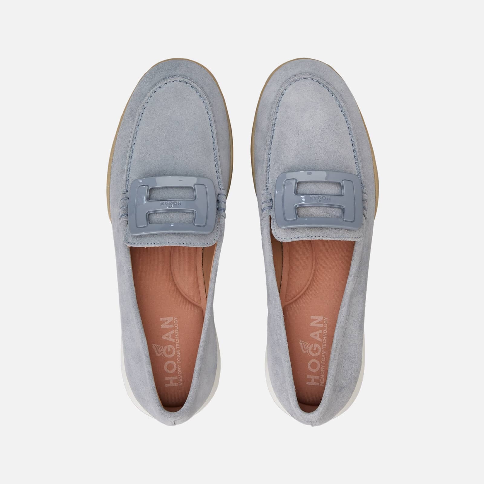 Hogan Olympia-Z Loafers Light Blue - 4