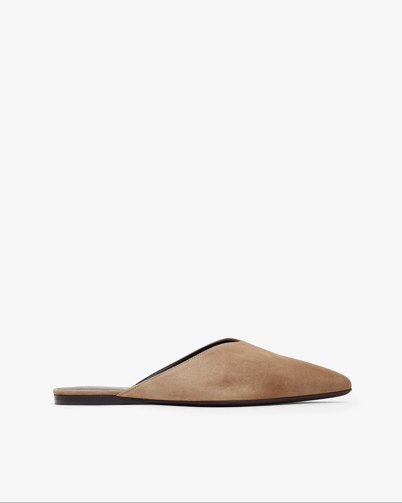 Homebody soft brown suede slide sandals - 1
