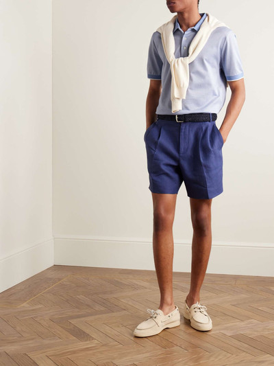 Canali Cotton-Piqué Polo Shirt outlook