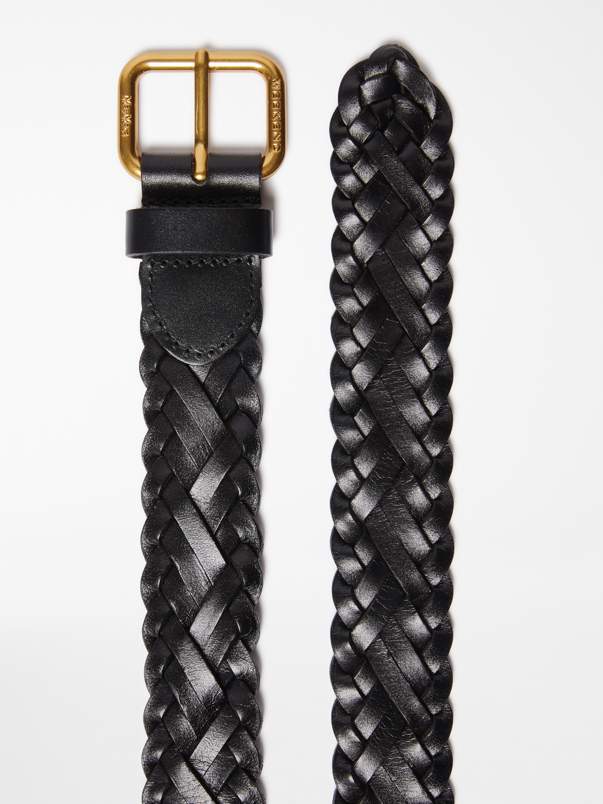 NAZARIO Woven leather belt - 2