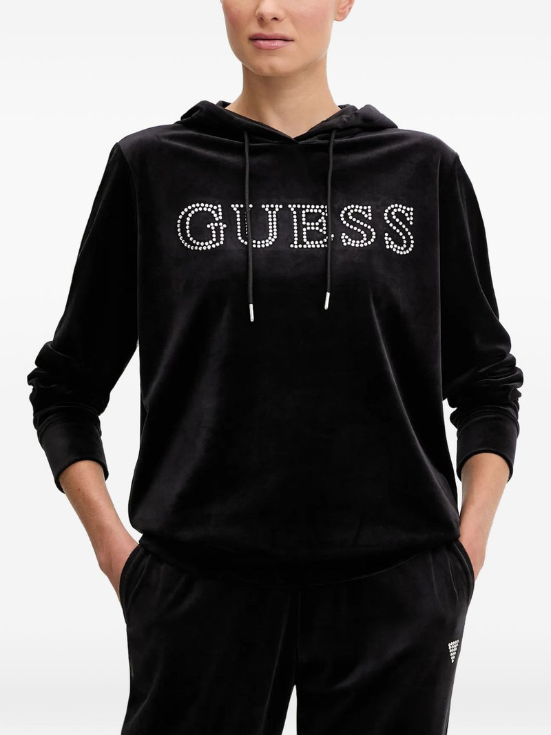 rhinestone-embellished hoodie 1