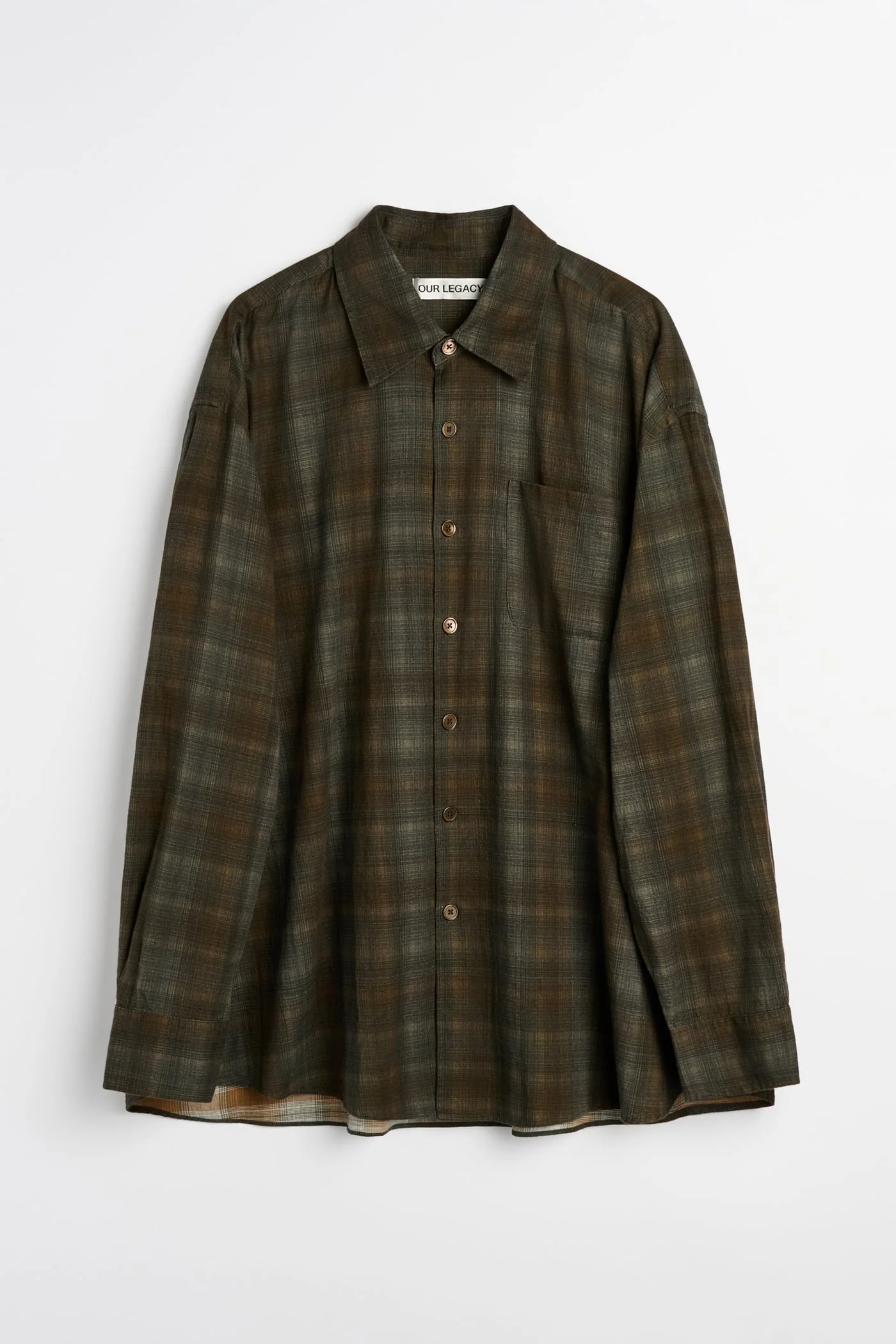 Borrowed Shirt More Check Print Cotton - 1