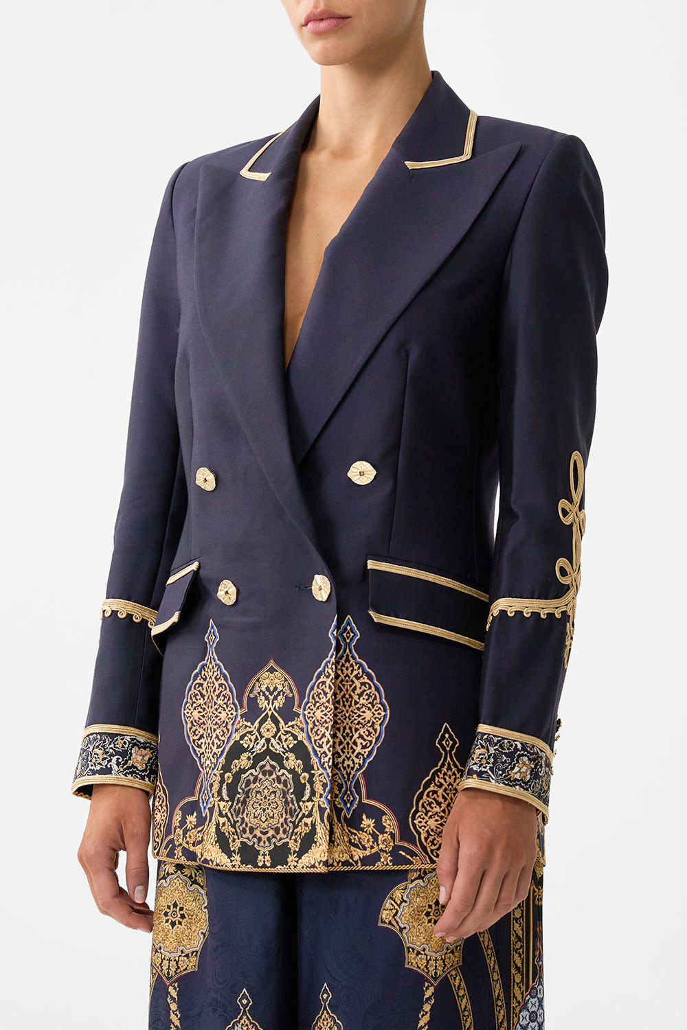 DOUBLE BREASTED SUIT JACKET - 5