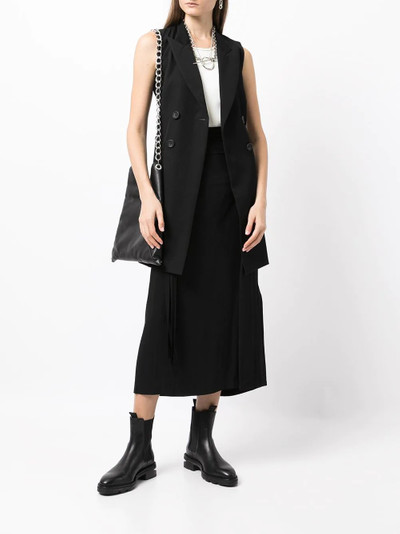 Yohji Yamamoto sleeveless blazer jacket outlook