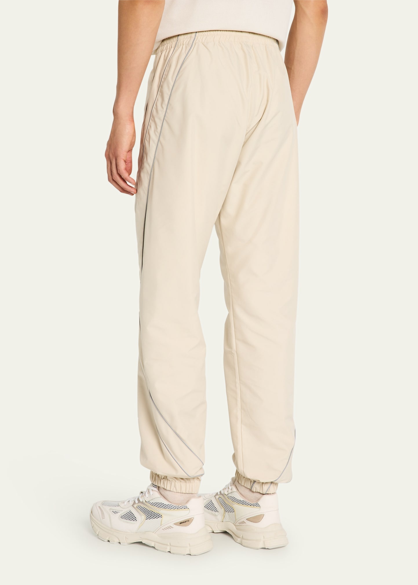 Men's Panelled Nylon Pants - 3