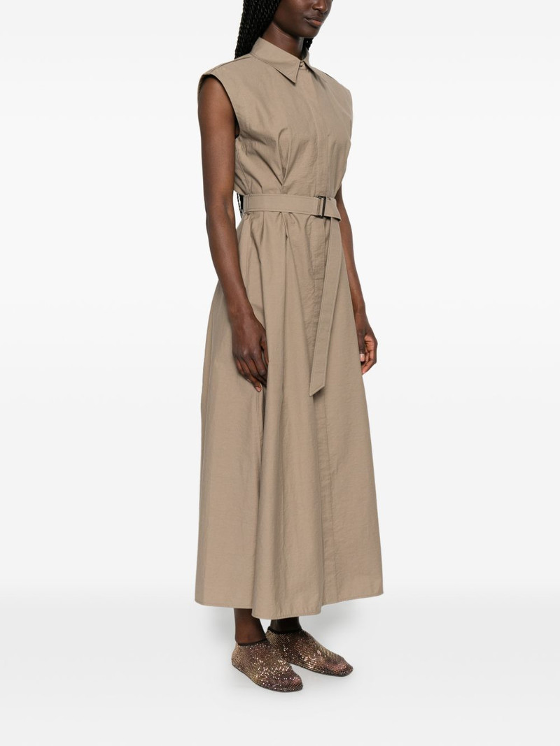 belted sleeveless midi dress 3