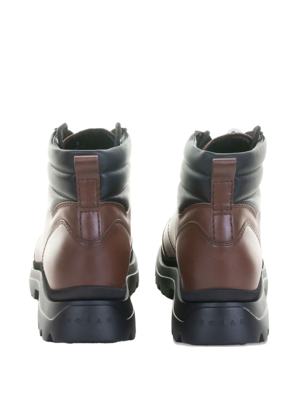 lace-up leather boots - 3