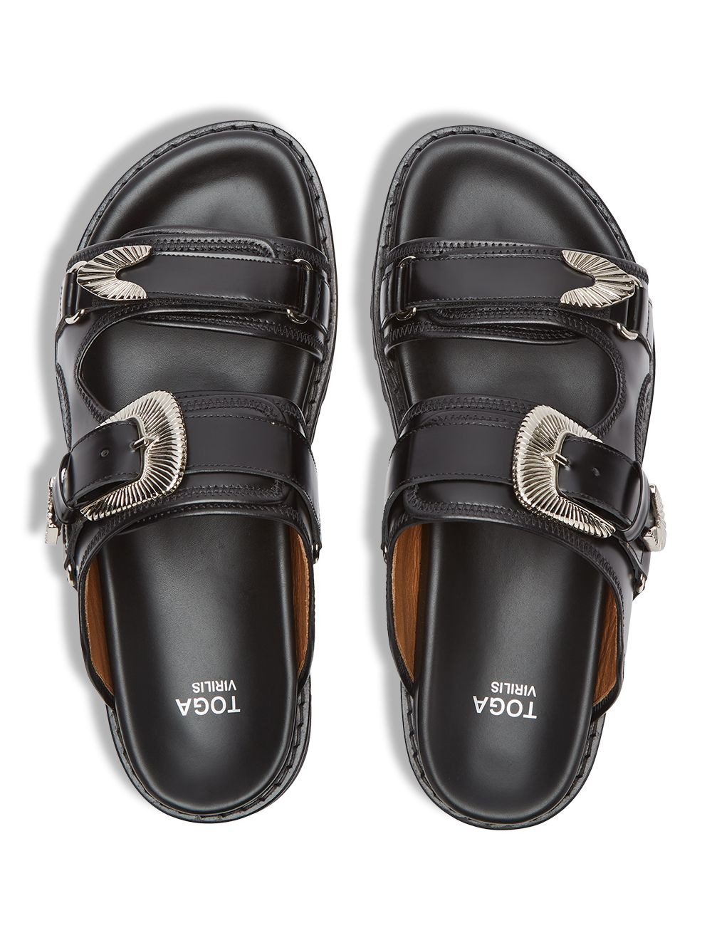 x Browns Polido flat sandals - 3