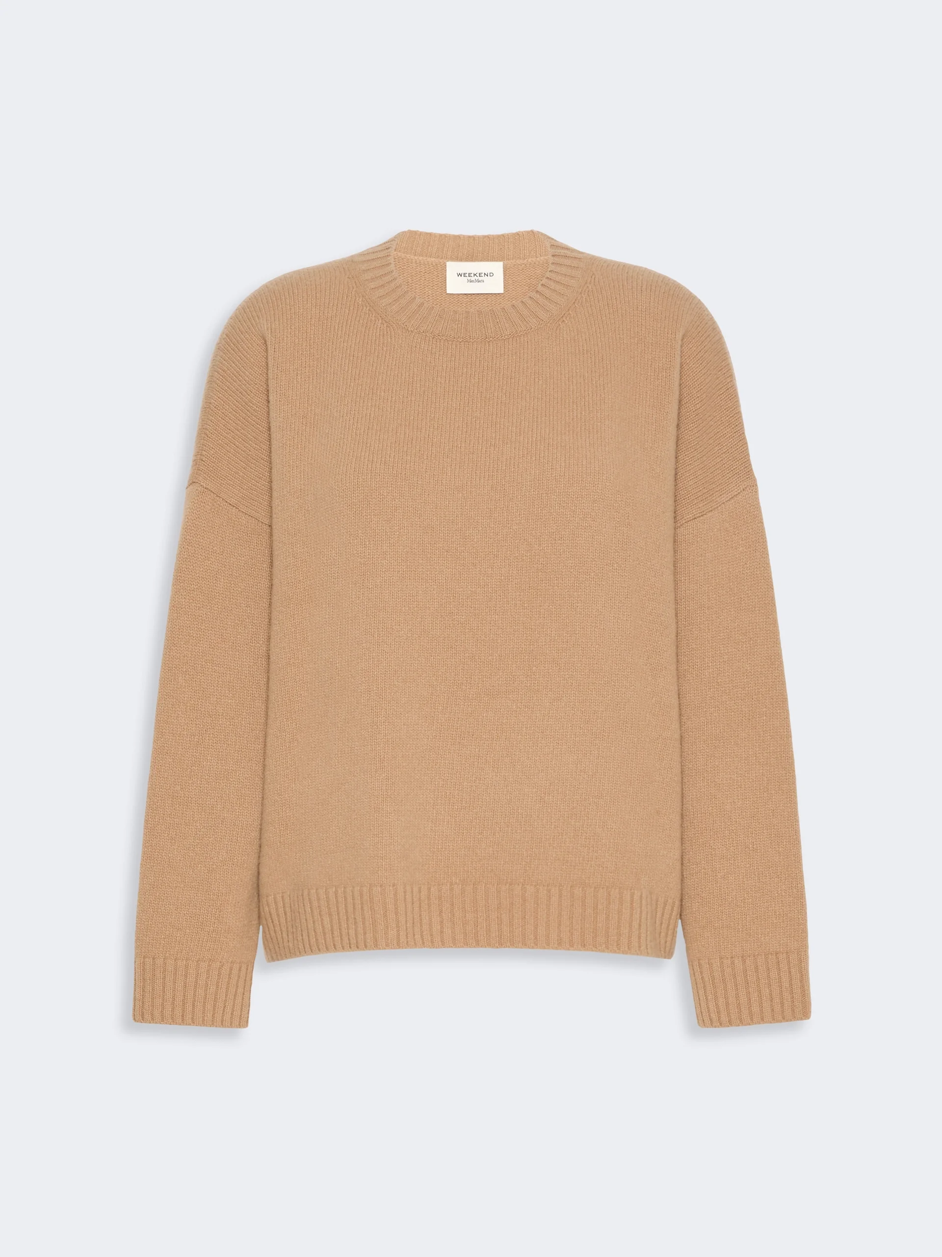 SIBARI Oversized wool jumper - CAMEL - 1