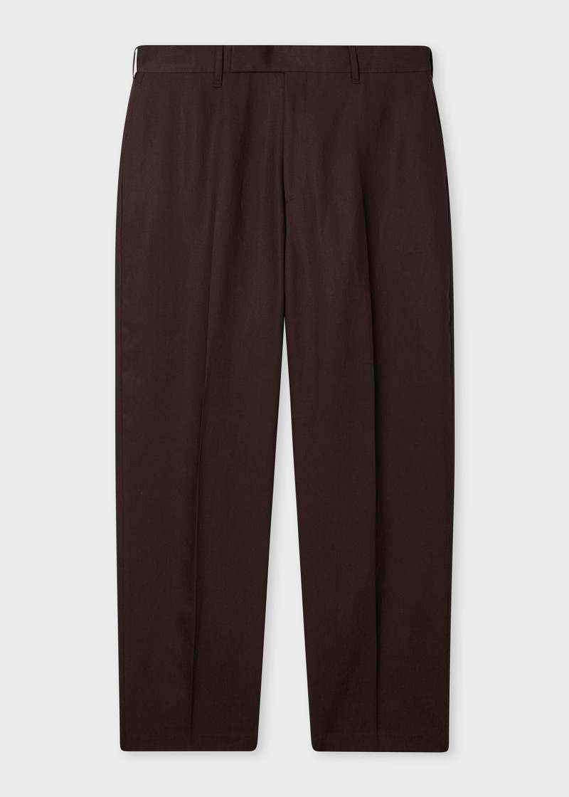 Aubergine Linen Suit 13