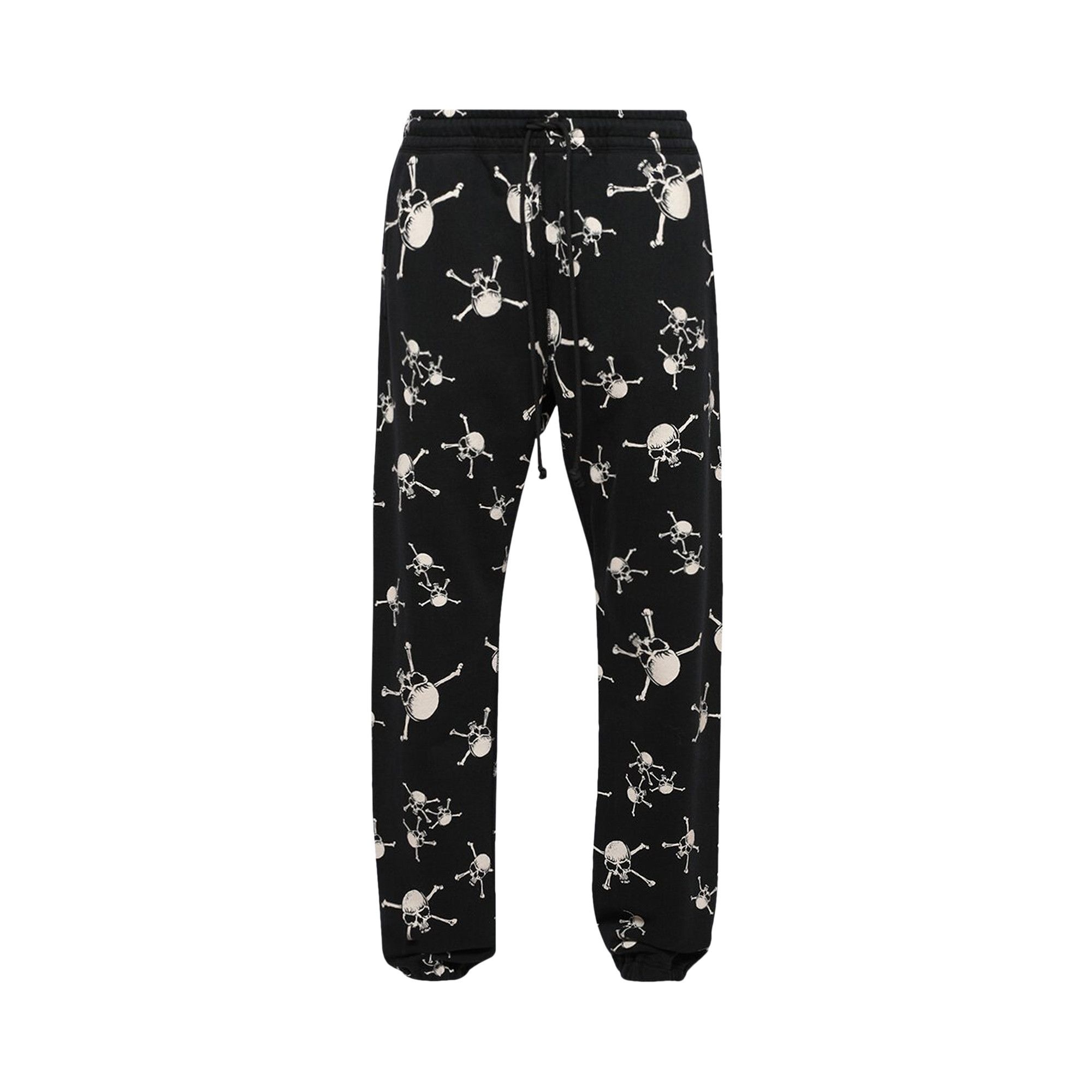 Saint Michael Skull Sweatpants 'Black' - 1