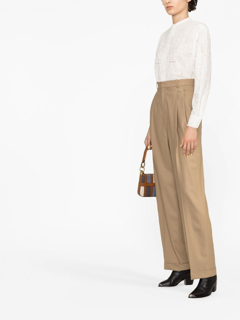stretch-wool straight-leg trousers 4