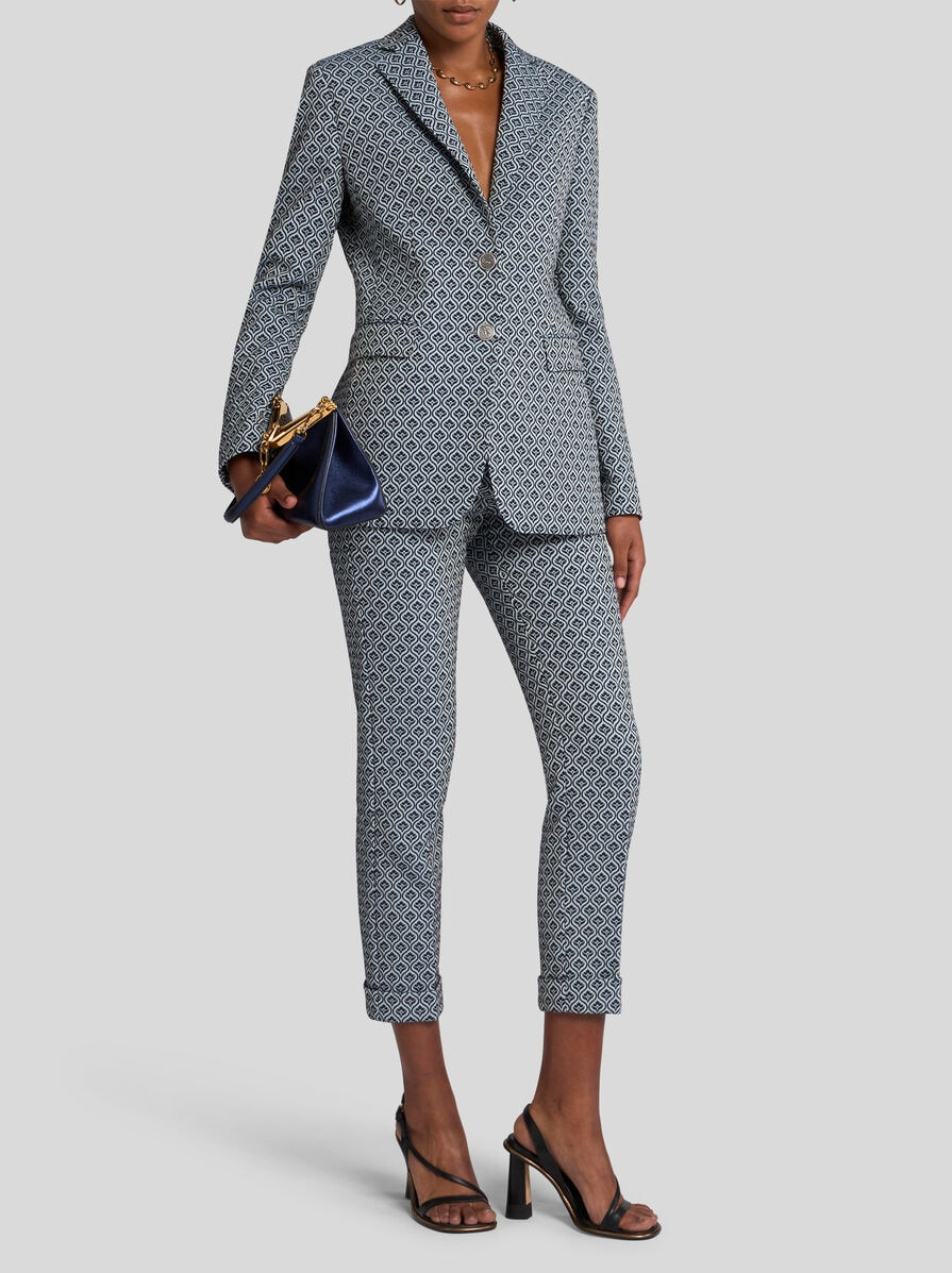 COTTON TROUSERS WITH MEDALLIONS AND FLOWERS - 4