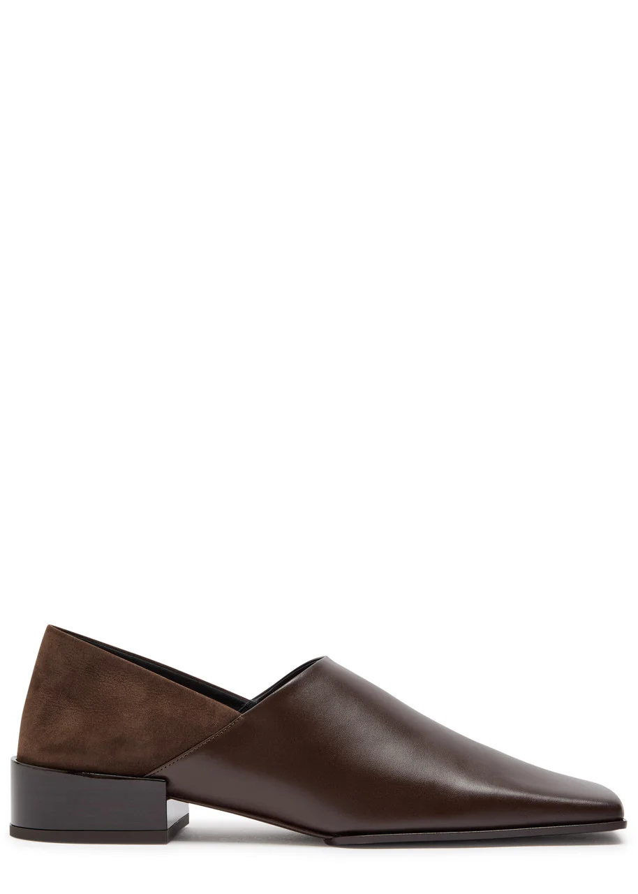 Alaïa 20 Leather Loafers - 1
