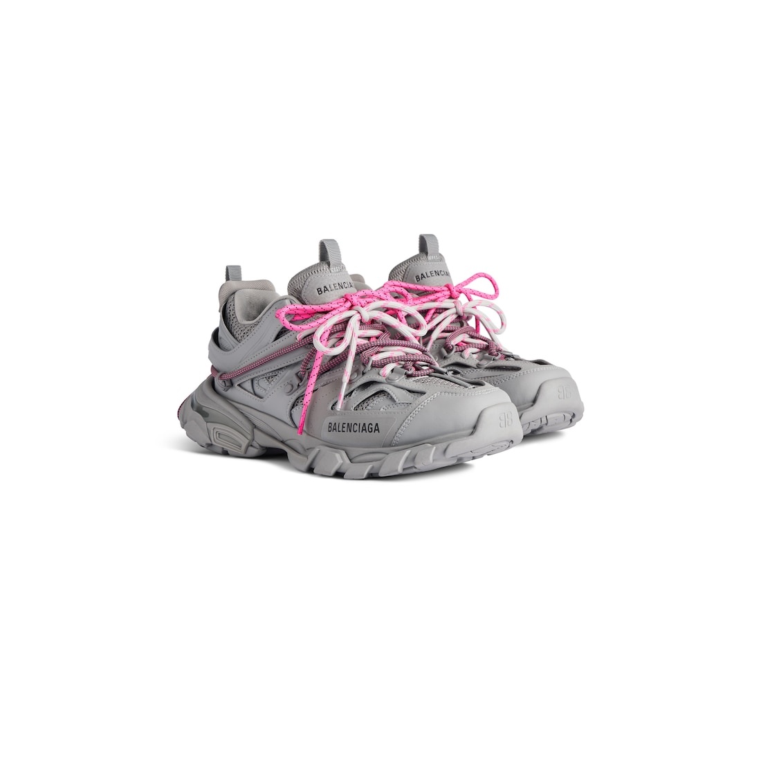 Women's Track Trail Laces Sneaker  in Grey/pink - 2