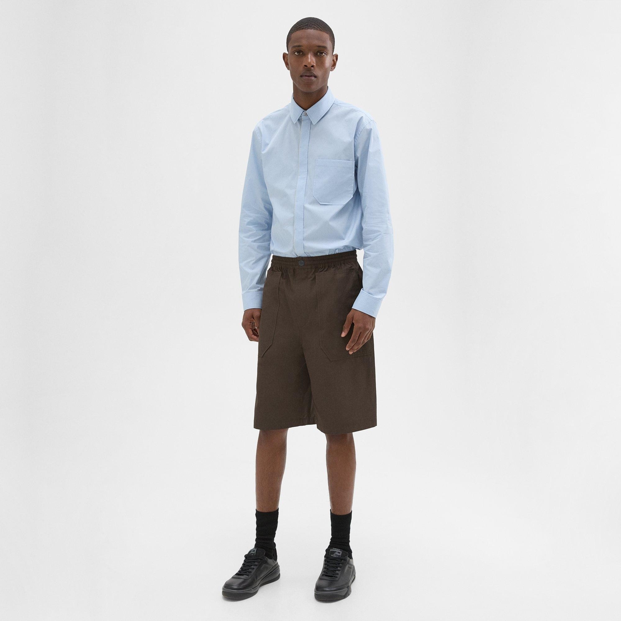 Cotton-Blend Pull-On Short - 3