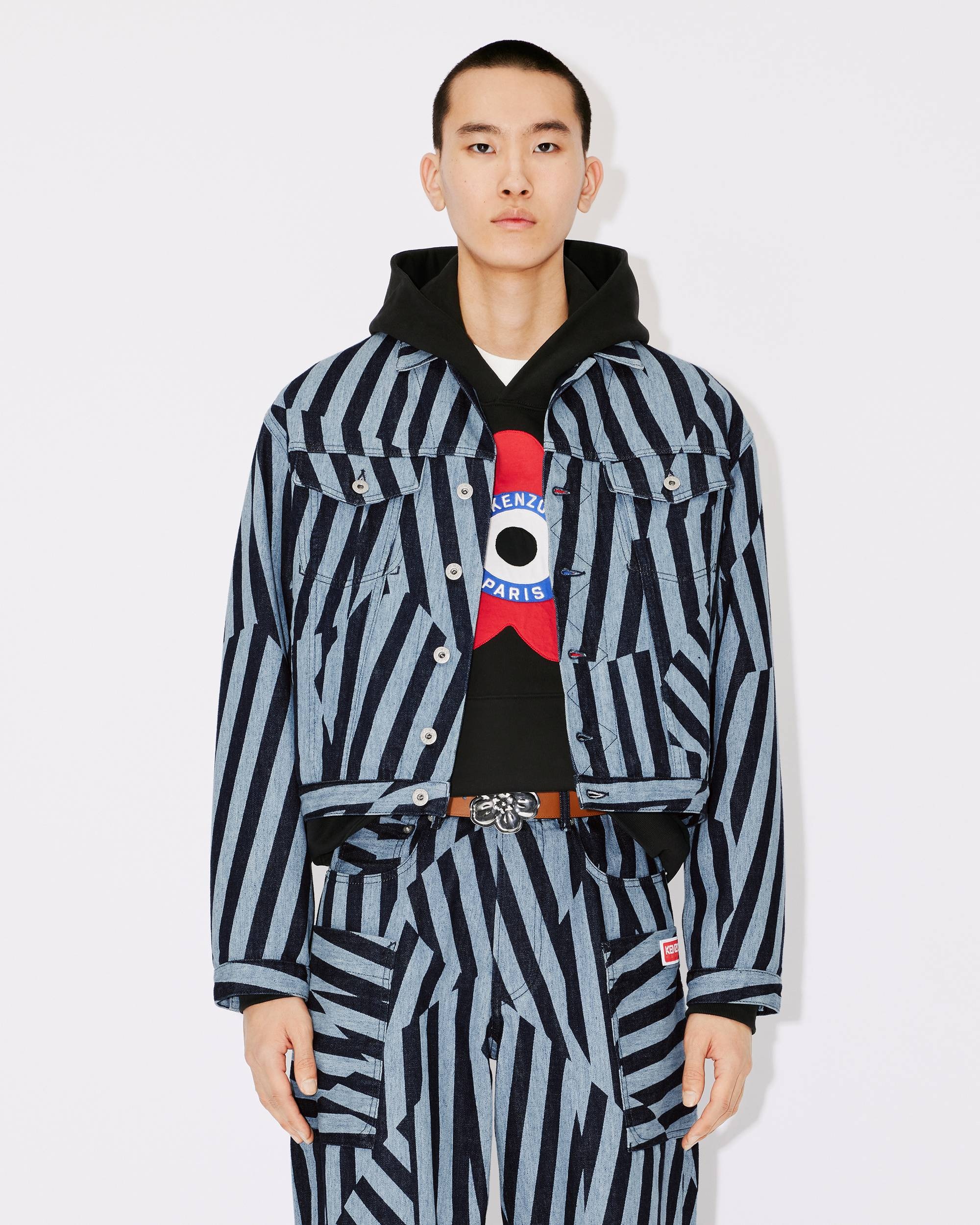 KENZO Dazzle Stripe trucker jacket - 3