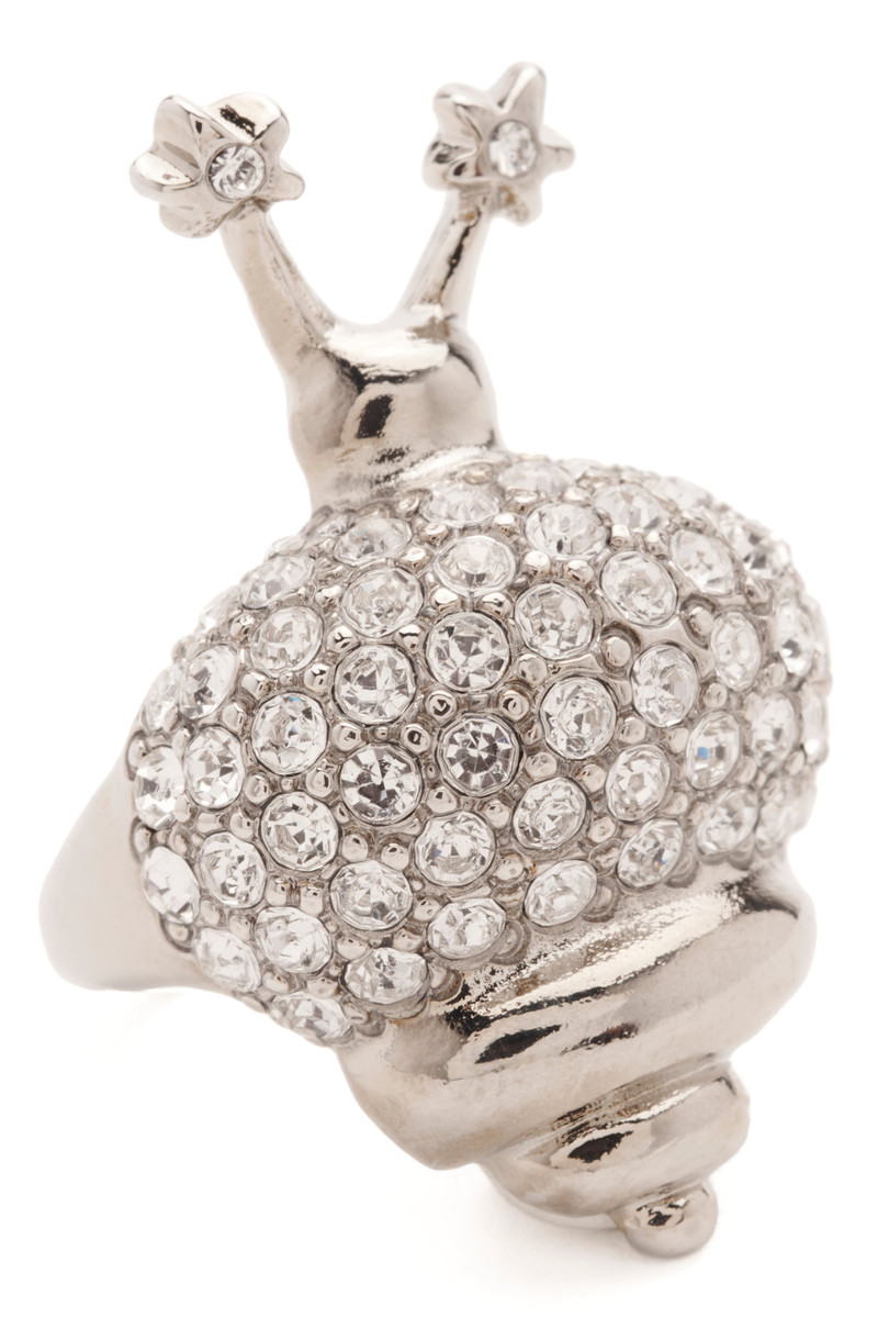 Collina Strada CRYSTAL CLEAR SNAIL RING outlook