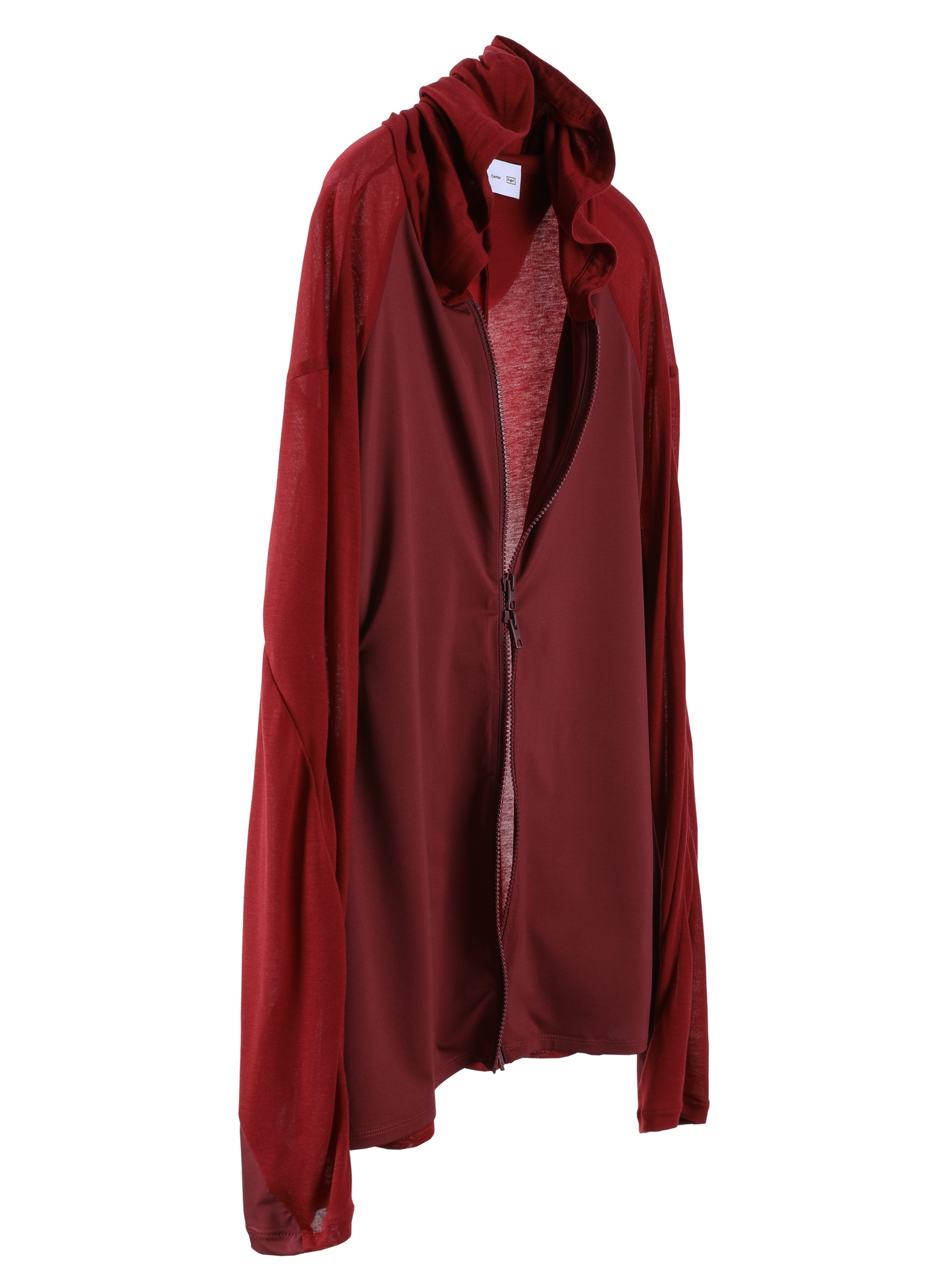 5.0+ HOODIE RIGHT (BURGUNDY) - 2