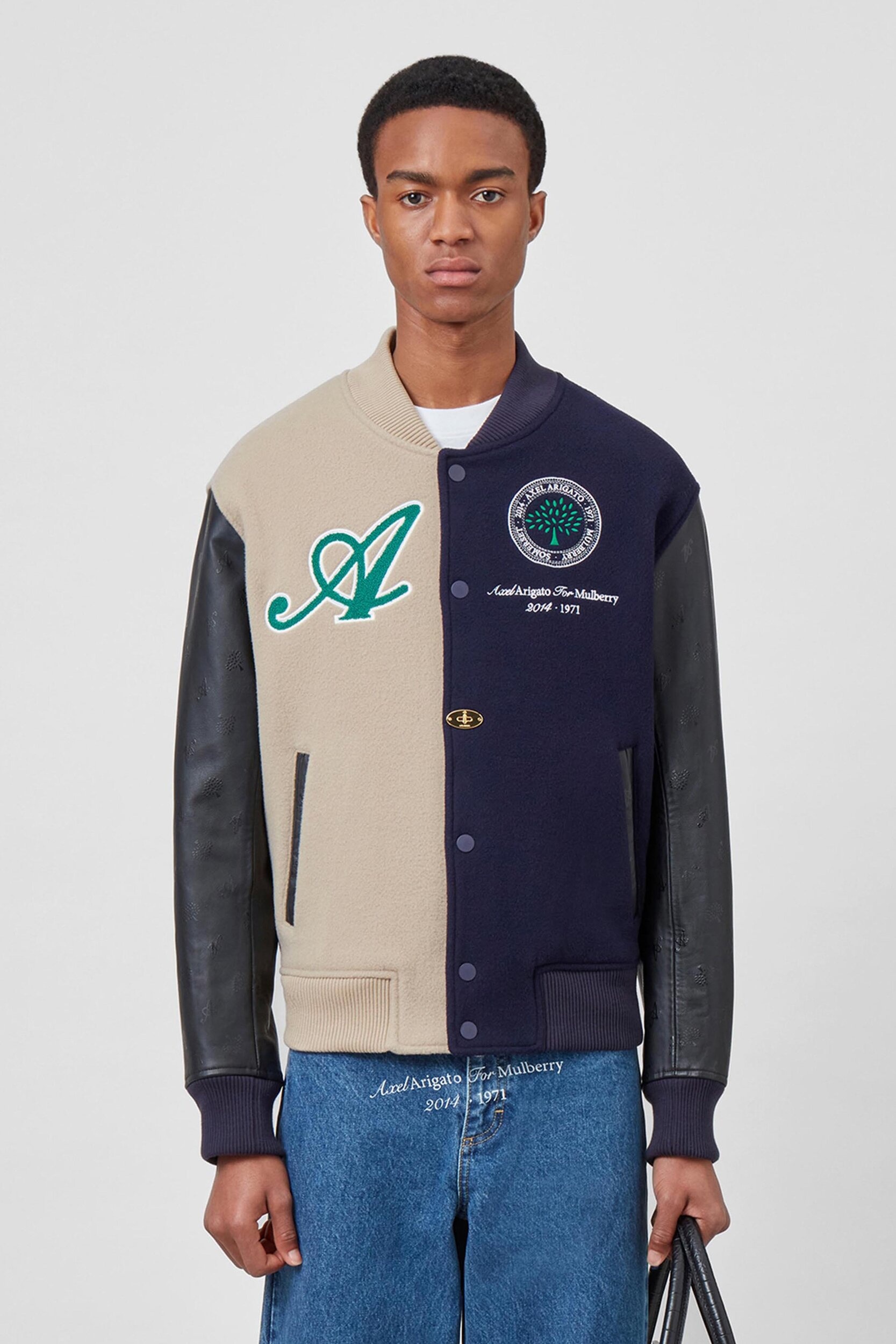 Axel Arigato: Green Varsity Bomber Jacket