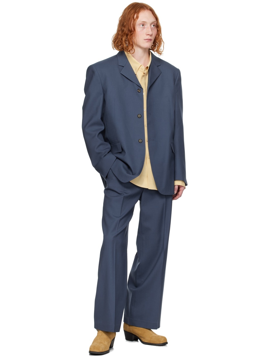 Blue Padova Trousers - 4